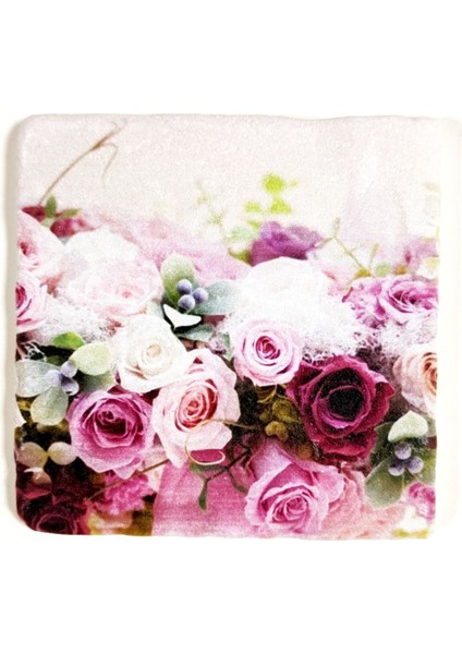 Dekoratif Figürlü Doğal Taş Banyo Gider Kapağı Süsü Tekli 10X10 cm