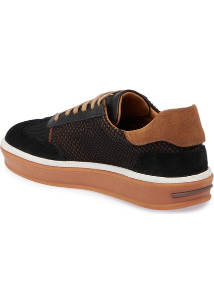 Siyah Deri-Tekstil Kadın Sneaker - K25I1AY68120-A01