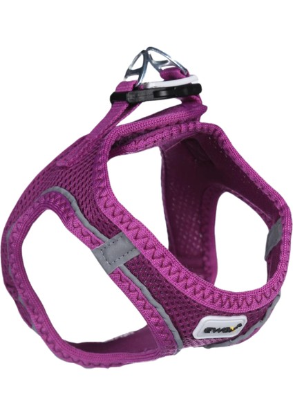 Air Mesh Mor Göğüs Tasması L