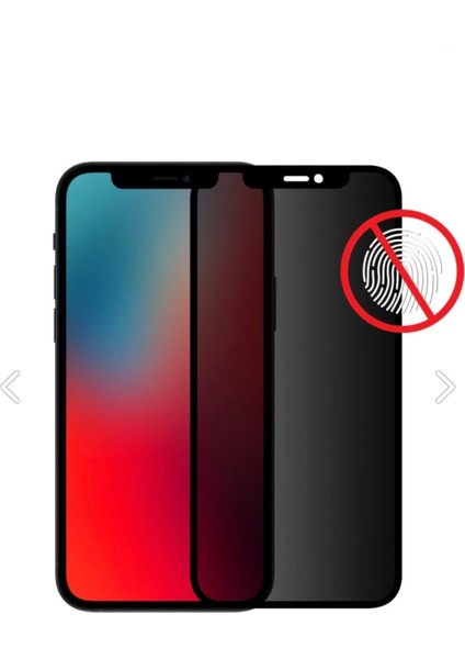 iPhone 11 Pro Max Uyumlu Anti Fingerprint Ekran Koruyucu Cam