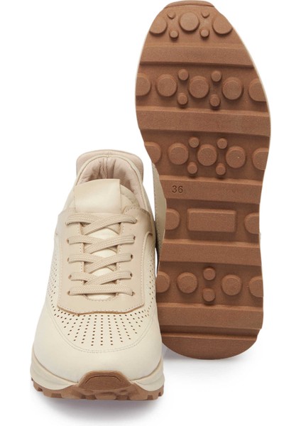 Bej Hakiki Deri Kadın Sneaker - K24I1AY67296-A25 fırsatları