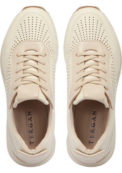 Bej Hakiki Deri Kadın Sneaker - K24I1AY67296-A25 indirimleri