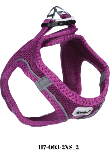 Air Mesh Mor Göğüs Tasması 3xs