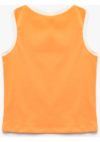 Kolsuz Baskı Detaylı Bisiklet Yaka Pamuklu Atlet fiyatları