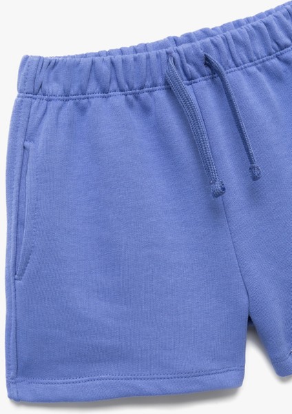 Cep Detaylı Beli Bağcıklı Basic Şort modelleri