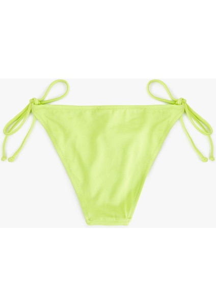 Astarlı Biyeli Bağcıklı Yanları Ipli Parlak Bikini Altı fiyatları