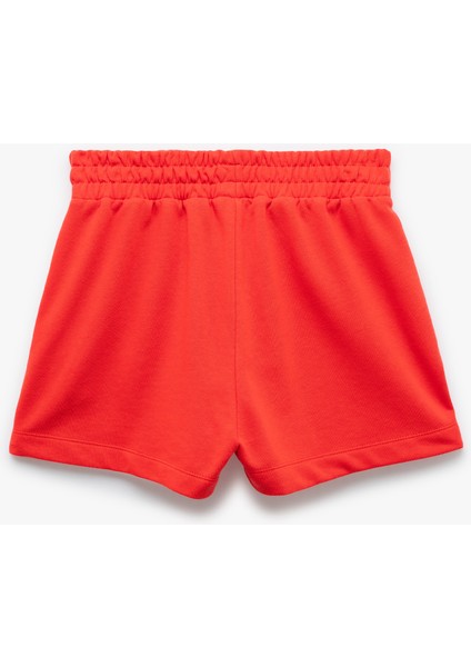 Beli Lastikli Baskılı Cepli Rahat Kalıp Mini Spor Şort fiyatları