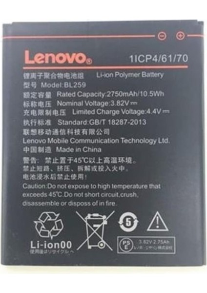 Lenovo Vibe K5 / K5 Plus Pil Batarya A46 BL259 Senalstore