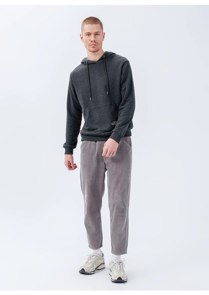 Sweat Hoody Begin M - Erkek Pamuklu Antrasit Sweatshirt - 4222316 modelleri