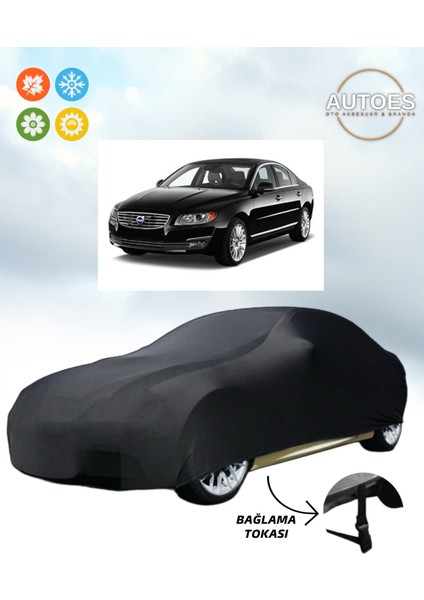 Volvo S80 Araba Brandası,oto Branda Alttan Bağlama Tokalı Siyah