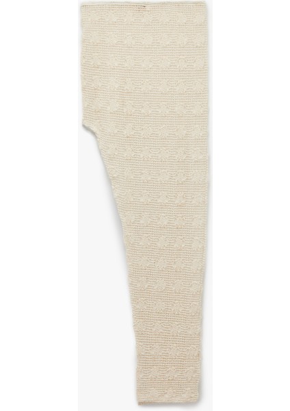 Asimetrik Kesim Uzun Kroşe Etek