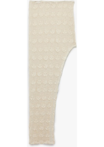 Asimetrik Kesim Uzun Kroşe Etek fiyatları