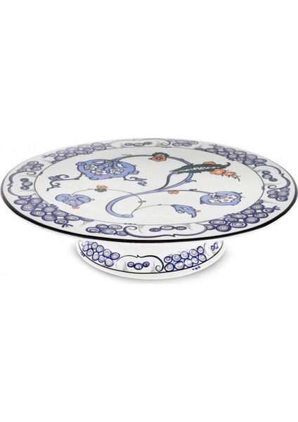 Iznik Hatai Ayaklı Kek Standı 32 cm