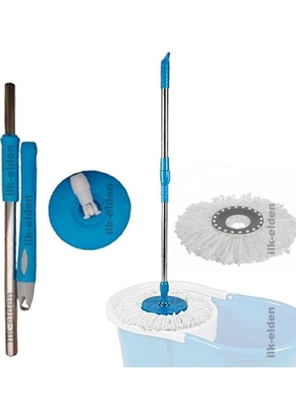 Dönerli Mop Kovası Için Komple Yedek Microfiber Paspas Seti, Toplam si= 2 Adet Paspa fiyatları