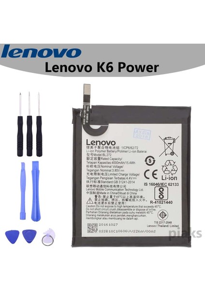 Lenovo K6 Power Pil Batarya ve Tamir Seti BL272