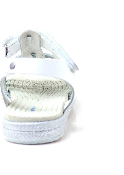 Bellini Vaketa Hakiki Deri Beyaz Mavi Yeşil Kız Bebek Çocuk Sandalet indirimleri