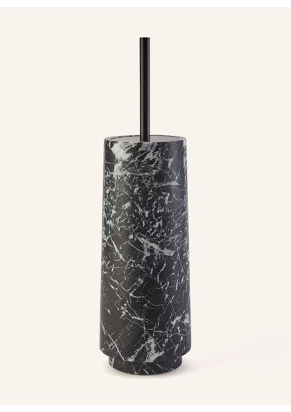 Orıon Wc Fırça Seti 41 Cm, Doğal Taş, Kapaklı, Metal Saplı, El Yapımı