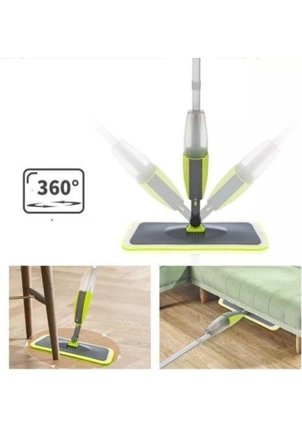 Su ve Deterjan Hazneli Sprey Mop