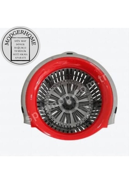 Spin Mop Döner Başlıklı Temizlik Seti Sıkma Aparatı