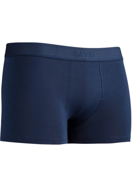 Lacivert Pamuklu Boxer