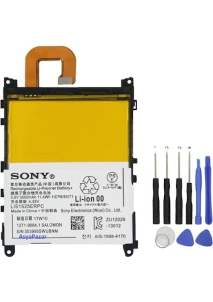 Sony Xperıa Z1 Pil Batarya L39H LIS1525ERPC ve Tamir Seti