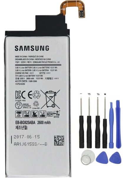 Samsung S6 Edge Pil Batarya Tamir Seti G925 Senalstore