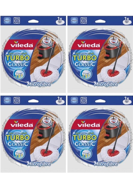 Turbo Yedek Paspas Mop x 4 Adet