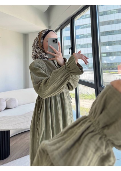 Yan Bağlamalı Müslim Elbise fiyatları