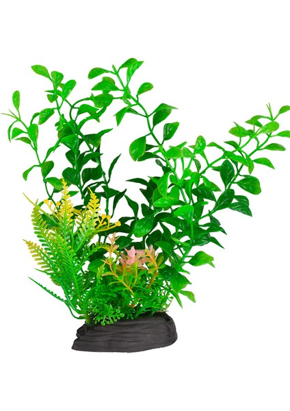 Akvaryum Dekor Plastik Bitki 20CM M-880 Tekli