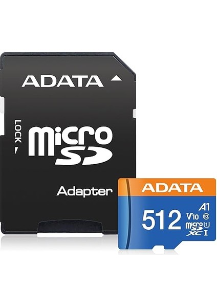 Harici Disk Hafıza Kartı Mıcro Sd 512GB Premıer AUSDX512GUICL10A1-RA1 100-25MBPS