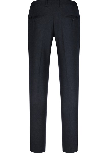 Lacivert Slim Fit Yandan Cep Kumaş Pantolon modelleri