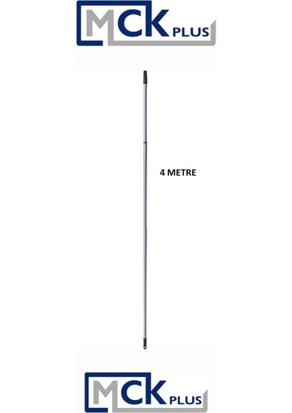 4 Metre Uzayabilen Teleskopik Metal Sırık Sap