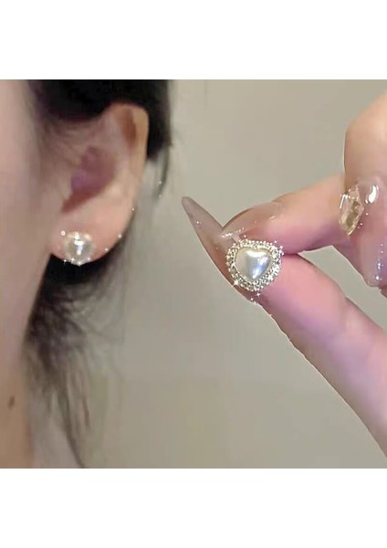 Kulak Deliksiz Kulak Klipsi Küpe 925 Inci Vintage Küpe Mücevher (Yurt Dışından)