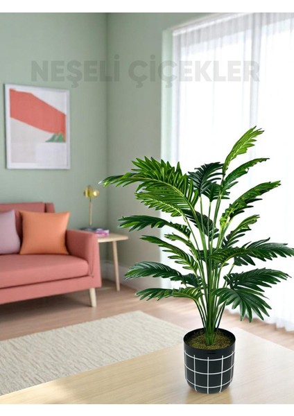 Yapay Ağaç Areka Palmiyesi 24 Yaprak 90CM Plastik Saksıda Yapay Salon Çiçeği Ev Dekorasyon Hediye Çiçek modelleri