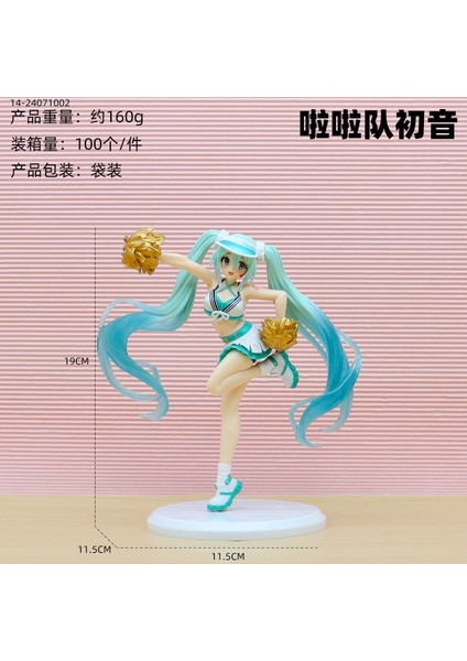 Anime Hatsune Miku El Modeli Ikincil Masaüstü Araba Süsleri (Yurt Dışından)