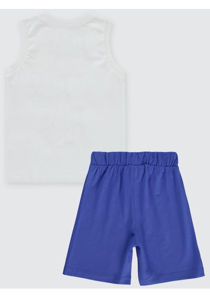 Erkek Çocuk Pijama Takımı 2-5 Yaş Beyaz modelleri