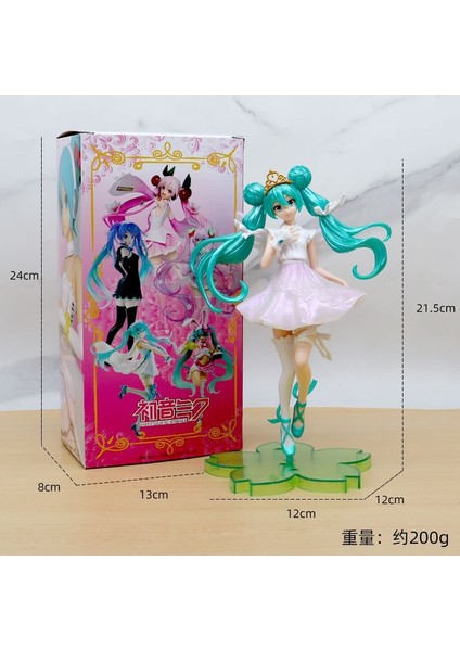 Anime Hatsune Miku El Modeli Ikincil Masaüstü Araba Süsleri (Yurt Dışından)