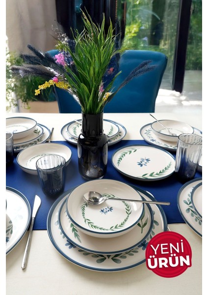 Daphne Yemek Takımı 18 Parça 6 Kişilik 22921-23-25