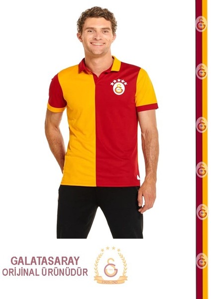 Lisanslı 5 Yıldız Polo Yaka Forma T-Shirt 5 Yıldız Ahşap Kutu Hediyeli