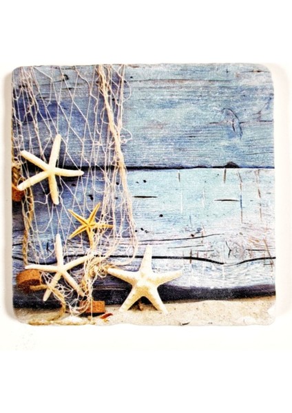 Dekoratif Figürlü Doğal Taş Banyo Gider Kapağı Süsü Tekli 10X10 cm