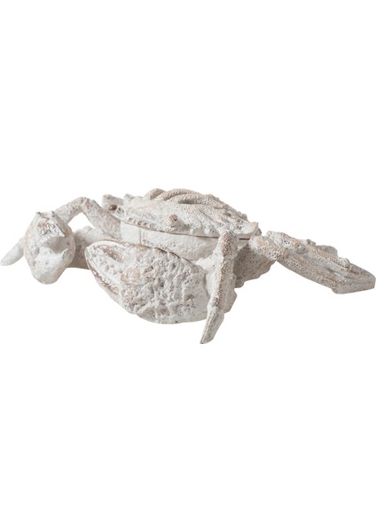 Crab Beyaz Biblo 28X19X7CM