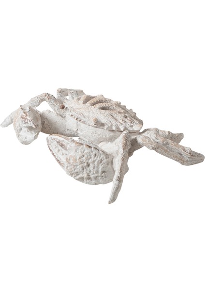 Crab Beyaz Biblo 28X19X7CM