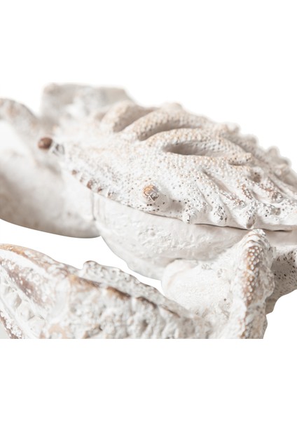 Crab Beyaz Biblo 28X19X7CM