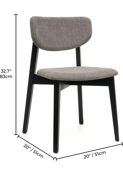 Leto Siyah Ahşap 6'lı Mutfak Salon Yemek Odası Sandalyesi indirimleri