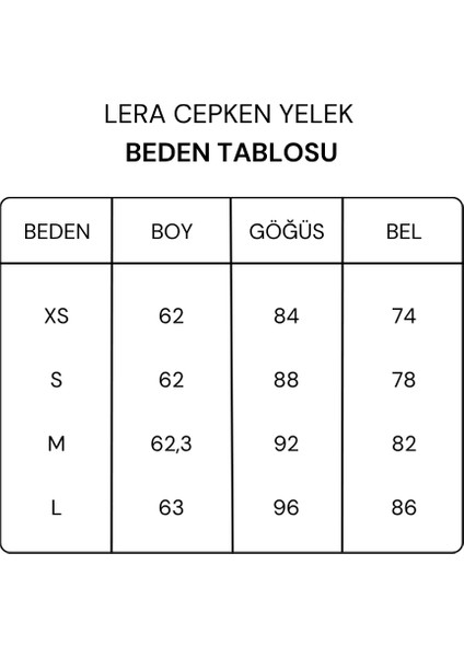 Lera Dokuma Cepken Yelek