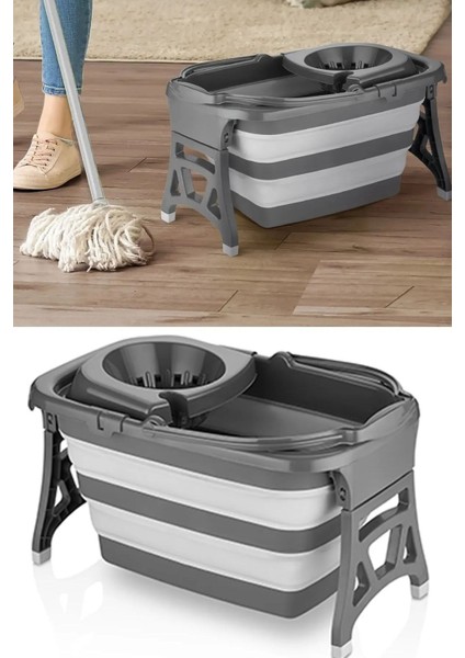 Katlanabilir Akordiyon Mop Paspas Temizlik Seti Vileda Seti 20LT modelleri