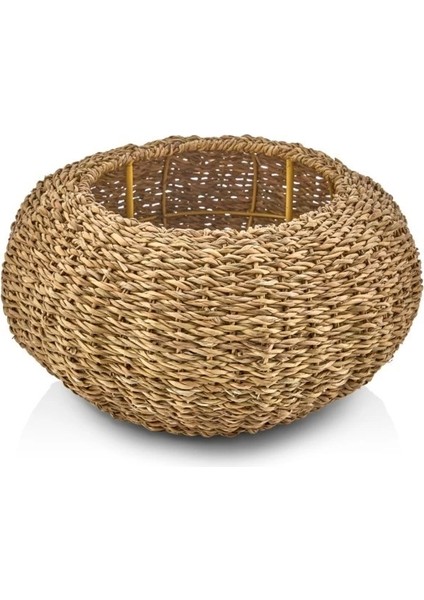 Dekoratif Hasır Küçük 3 Sıra Minder 43X20CM