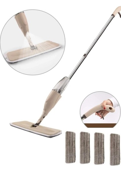 Spin Mop Sprey Mop ve 3 Adet Yedek Mop