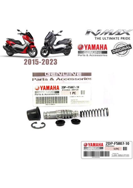 Nmax 125/155 2015-2024 Orijinal Sol Üst Fren Hidrolik Tamir Kiti