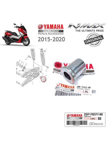 Nmax 125/155 2015-2020 Orijinal Arka Teker Burcu